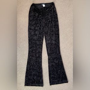 Vintage Cracked Velvet Bellbottoms